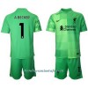 Conjunto (Camiseta+Pantalón Corto) Portero Liverpool Alisson Becker 1 Primera Equipación 2021/22 - Niño